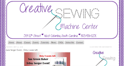 Desktop Screenshot of creativesewingmachinecenter.com
