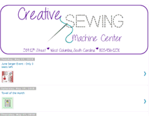 Tablet Screenshot of creativesewingmachinecenter.com